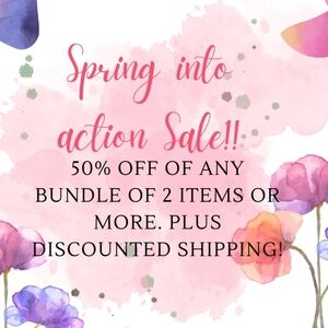 🌹🌻🌸Spring Into Action sale!! 🌸🌻🌹